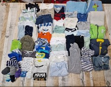 #3 Paket Baby Kleidung Junge 74/80 - 62 Teile Hose Schlafsack Jacke Shirt Body