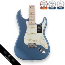 Fender American Performer Stratocaster Satin Lake Placid Blue Gitarre
