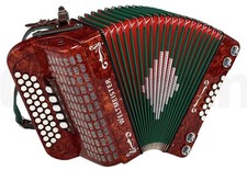 Weltmeister 620 Steirische Harmonika Helikon, G/C/F, 33/12/, Koffer -Aussteller-