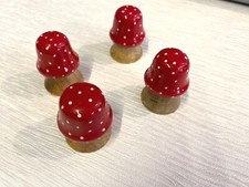 4 er Set Aufsteller  Deko Pilz