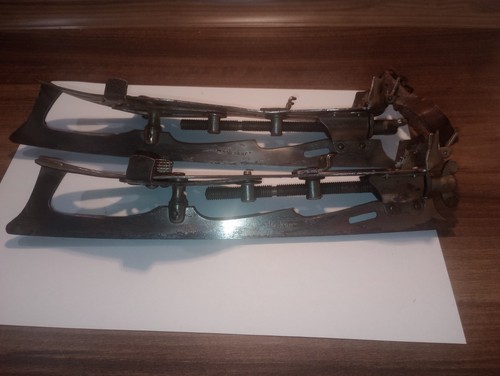 Antik vintage schlittschuhe - vintage,