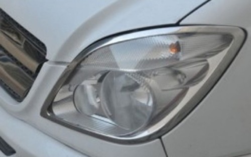 Frontlampe felge chrom - frontlampe,