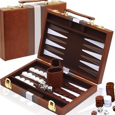 Backgammon Set Koffer 11 Zoll