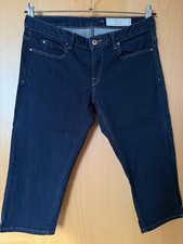 Capri Jeans Hose Bermuda EDC by Esprit W30 blau Rinse Washed NEU!
