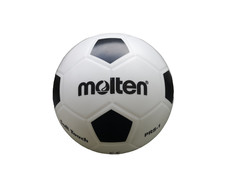 B-Ware | Molten PRS-1 Soft | Fußball aus Gummi | Fußballoptik | weiß-schwarz