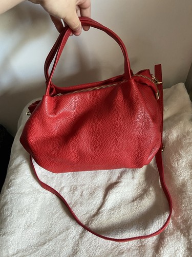 Neu genuine leather - genuine, rot
