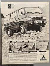 Mitsubishi L 300 Allrad Van L300 Original Vintage Werbung 1983 Reklame advert