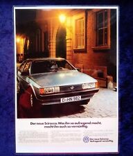VW Scirocco GLI,  originale Werbung , Scirocco 2  Aufregend vernünftig