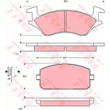Bremsbelagsatz für toyota - bremsbelagsatz,