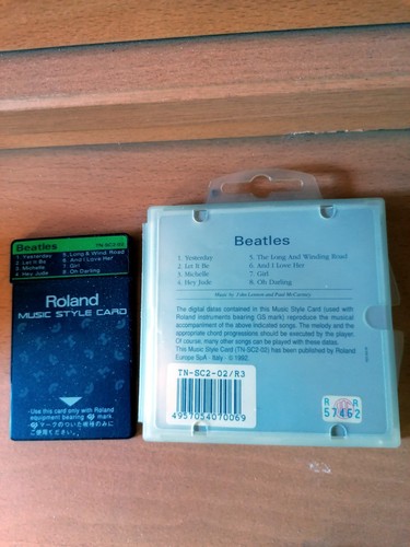 Roland midi style card - roland,