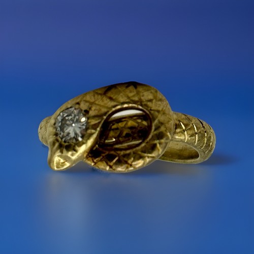 Vintage 585 14k schlangen ring - 585,