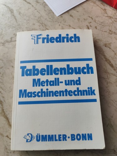 Tabellenbuch metall und - tabellenbuch,