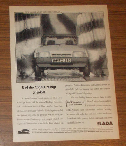 Seltene werbung lada samara - seltene,