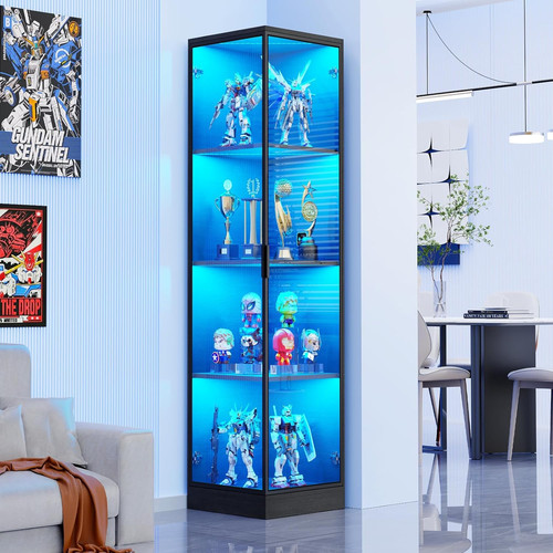 Eckvitrine etagen mit led - etagen,