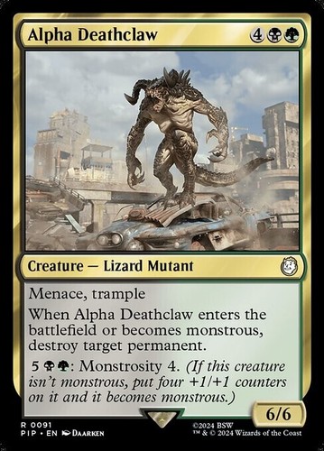 Mtg alpha deathclaw - deathclaw,