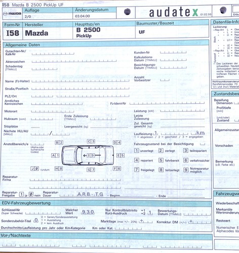 Mazda b2500 pickup teile - b2500, uf