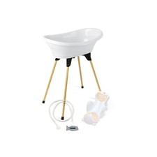 Thermobaby Badewannenset Vasco 5 In 1 Lily White Sehr Gut