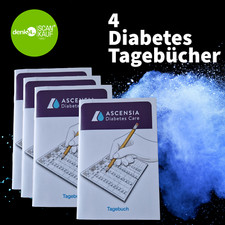  Blutzucker Tagebücher 4 Stück * Tagebücher Diabetes ⭐️⭐️⭐️⭐️⭐️