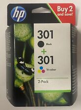 original HP 2-Pack Multipack 301 Black / Color N9J72AE ( 06/2026 ) OVP Rechnung 