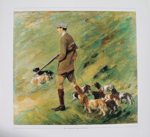 Jäger mit hunden kunstdruck - jäger,