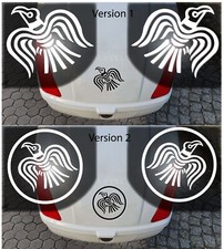 2 Aufkleber Odin`s Raven Hugin