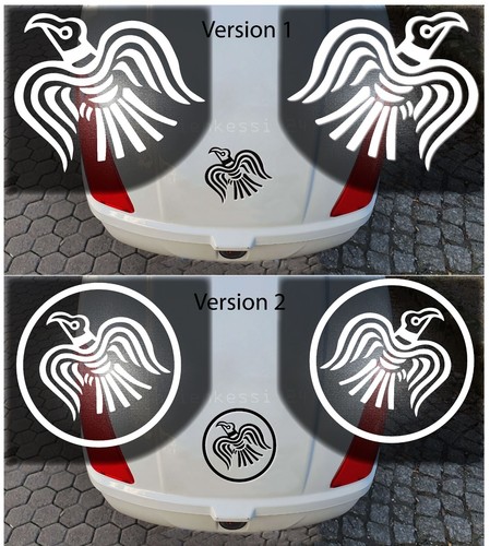 Aufkleber odin raven - aufkleber, odin`s
