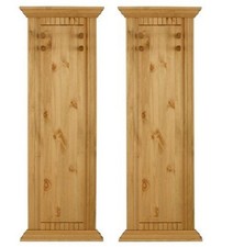 massive Wandgarderobe Kiefernholz Garderobe Paneel 2stc