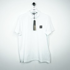 Stone Island Poloshirt weiß