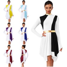 Damen Tanzkleidung Farbenblock