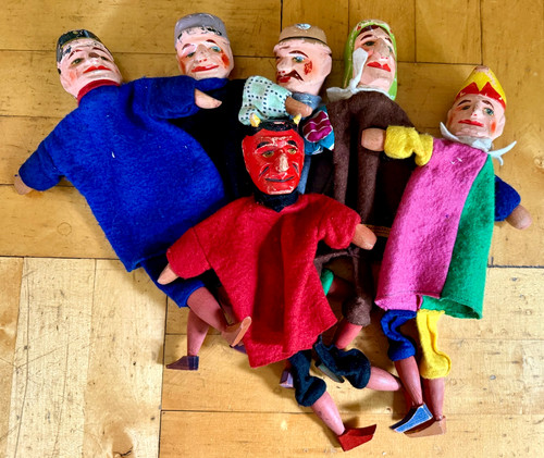 Handpuppe alt stück kopf - alt, 6
