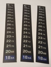 Thermometer Temperaturanzeige Heizung Aufkleber Fische Aquarium