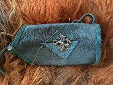 Mittelalter LARP Zubehör Armschiene Accessoires Schwarz Leder Handmade