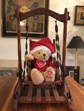 Antike Puppen Schaukel Holz