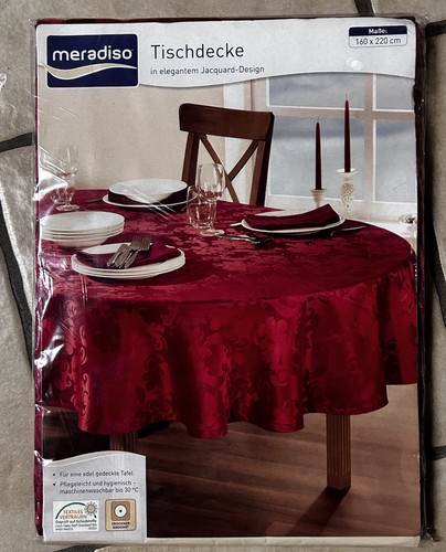 Tischdecke jacquard design - tischdecke,