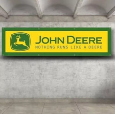 John Deere Traktor USA Racing Banner 240 cm Fahne Flagge
