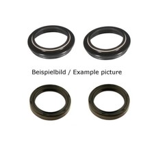 Gilera Saturno 350 500 Gabelsimmerringe Staubkappen Set fork seal set dust caps