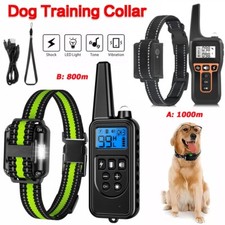 Hund Ausbildung Erziehungshalsband Fernbedienung Training Vibration Ton e-Schock