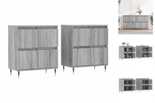 Sideboards 2 Stk. Grau Sonoma