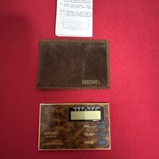 Seiko Quarz Alarm Chronograph QEK151G YS50A Reisewecker Rarität 