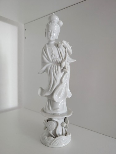 Weiße china porzellanfigur - china,
