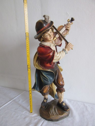 Musiker holz figur - figur,, geschnitzt