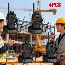 4 × Walkie Talkie Funkgeräte