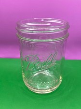 Vintage X1 Ball Mason Jar, Sculpted Fruit Embossed Wide Mouth Made in USA