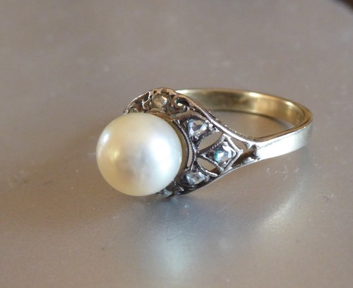 1900 ring gelbgold - 1900-,