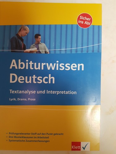Abiturwissen deutsch klett - abiturwissen,