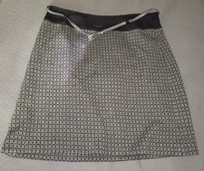 Rock mit Gürtel - Stoff -