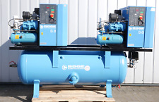 BOGE Schraubenkompressoren Anlage | 2x Boge S8 | 500l Druckluftbehälter