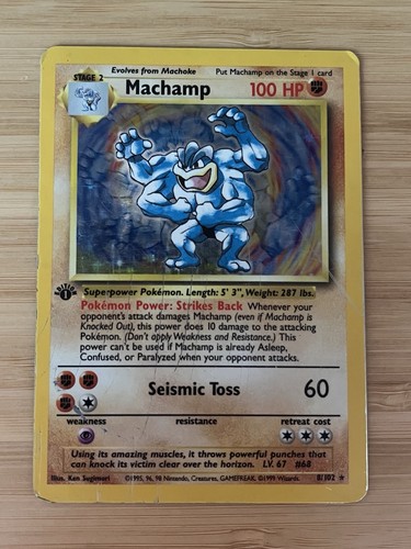 Pokémon tcg machamp - machamp, 1