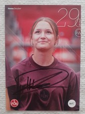 Autogrammkarte Hanna Deuber 1