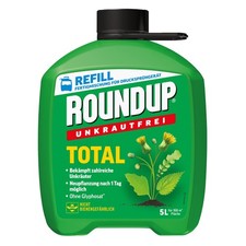 Roundup Unkrautfrei Total Nachfüllkanister 5 Liter Unkrautvernichter Unkraut